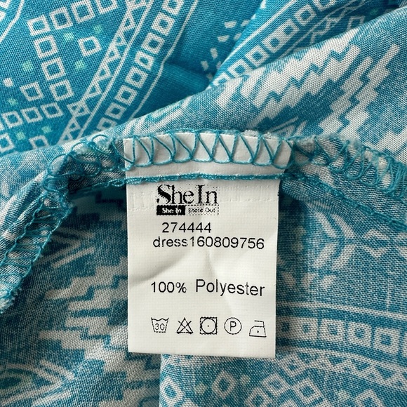 Powder blue button front maxi dress - Picture 11 of 13